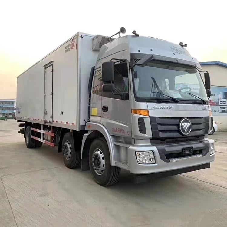 欧曼牌BJ5253XLC-AA欧曼前四后四冷藏车 冷冻车 冷链物流配送车 厂价销售 可办理分期