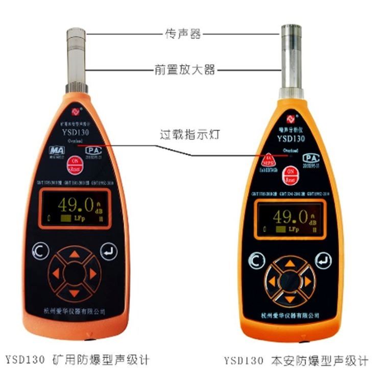 路博YSD130防爆声级计职业卫生检测可用