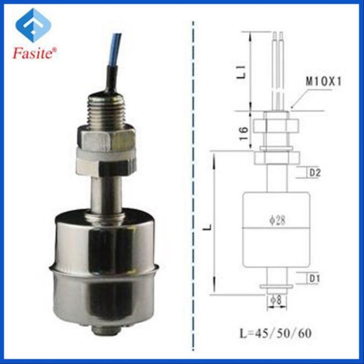 批量销售耐高温不锈钢液位开关 浮球开关适用于工业洗涤机 热水器