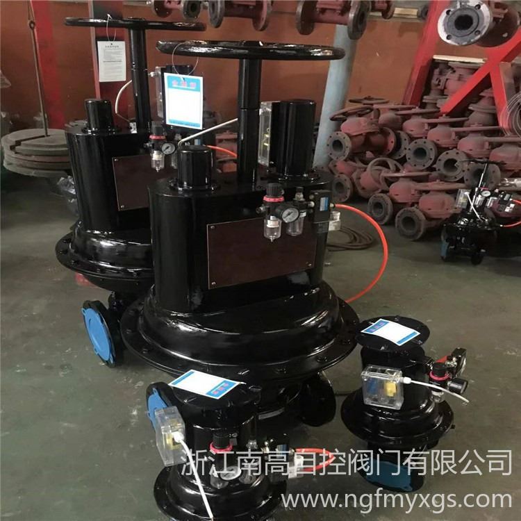 不锈钢衬氟隔膜阀  EG6K41F46-16P  常开衬氟隔膜阀 DN100 气动隔膜阀