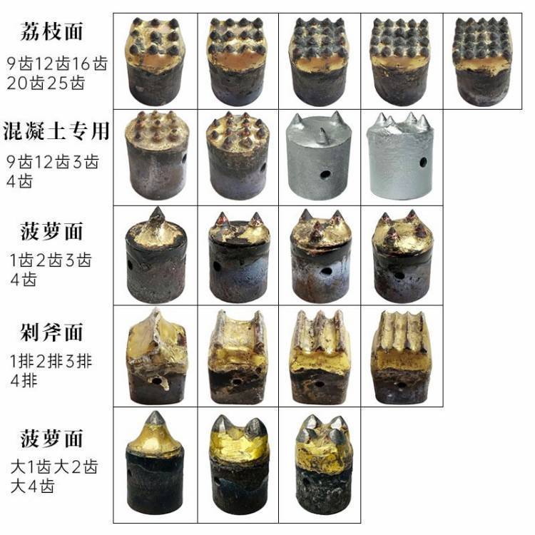 多功能混凝土凿毛机 荔枝面气动锤 青石板剁斧面设备