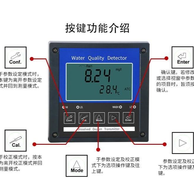 光学溶解氧测量仪 固定式溶氧仪检测仪 溶氧仪探测器