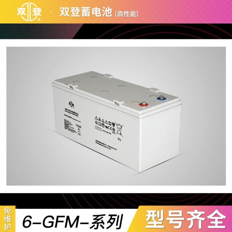 双登蓄电池6-FMXH-150B不间断电源UPS阀控式免维护EPS直流屏煤矿用风力发电应急能源医疗用通讯进口专用设备电瓶