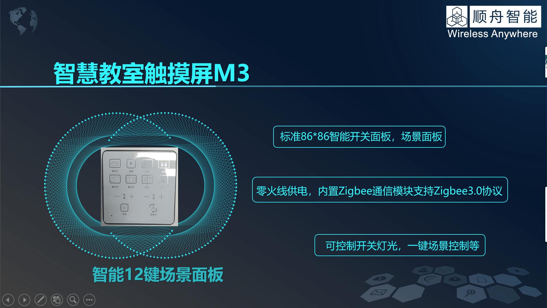 SHUNCOM中控设备安防传感器智能教室