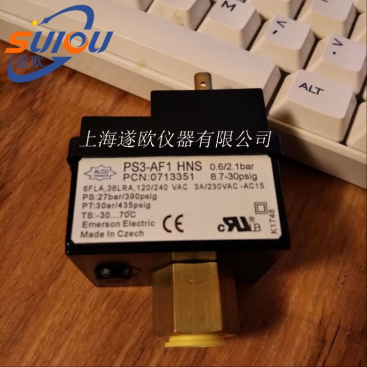 ALCO艾柯PS3-W6S压力开关 压控继电器PS3-W6S 20/25bar压力控制器