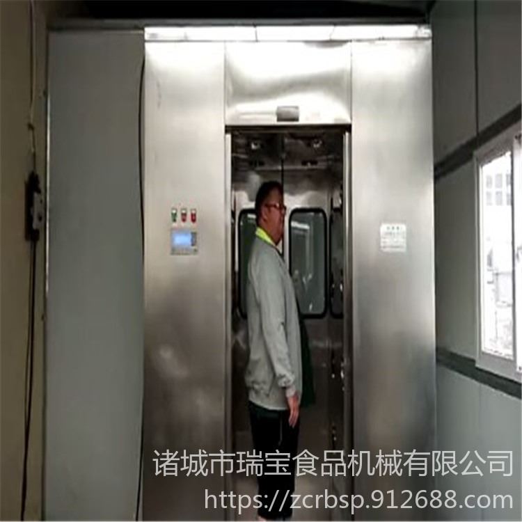 人体感应风淋室  瑞宝 智能控制风淋室 双人三吹更衣间用风淋室