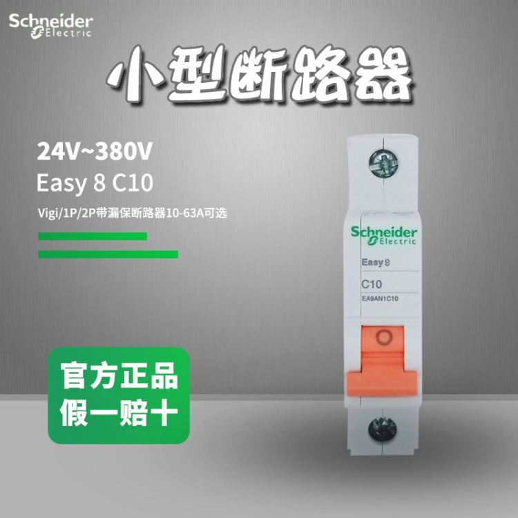 施耐德DPN断路器1P+N 空气开关 家用Easy9系列 双进双出DPN6A 40A