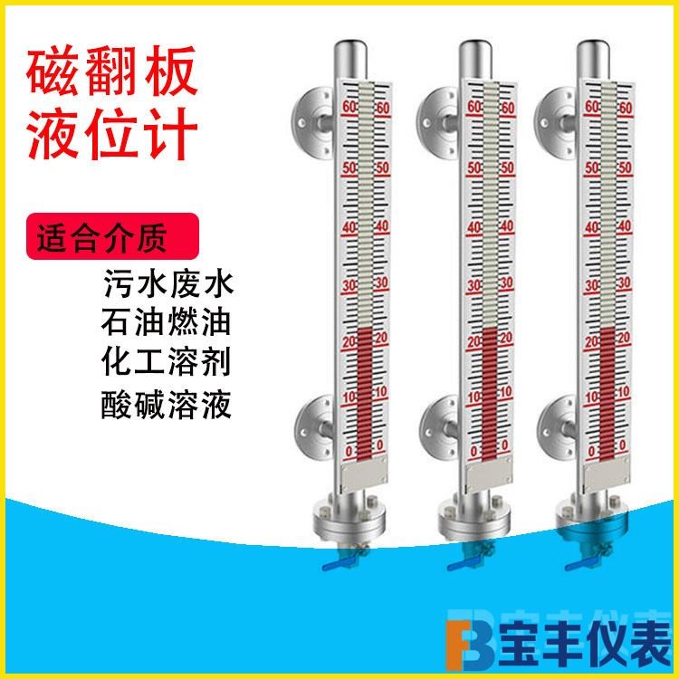 磁翻板浮子液位计 液位计浮子 浮子式液位计 宝丰 BF-UHZ