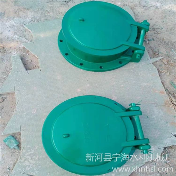 宁海供应 100mm-3000mm 树脂单向阀 单向拍门阀 玻璃钢拍门圆形单向阀  玻璃钢防倒流拍门