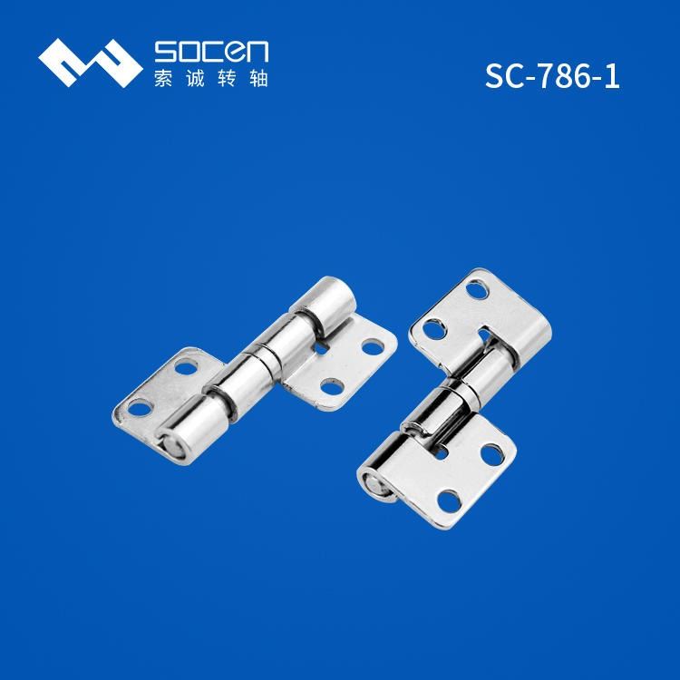 任意角度停阻尼合页转轴定制商 金属一字结构转轴SC-786-1